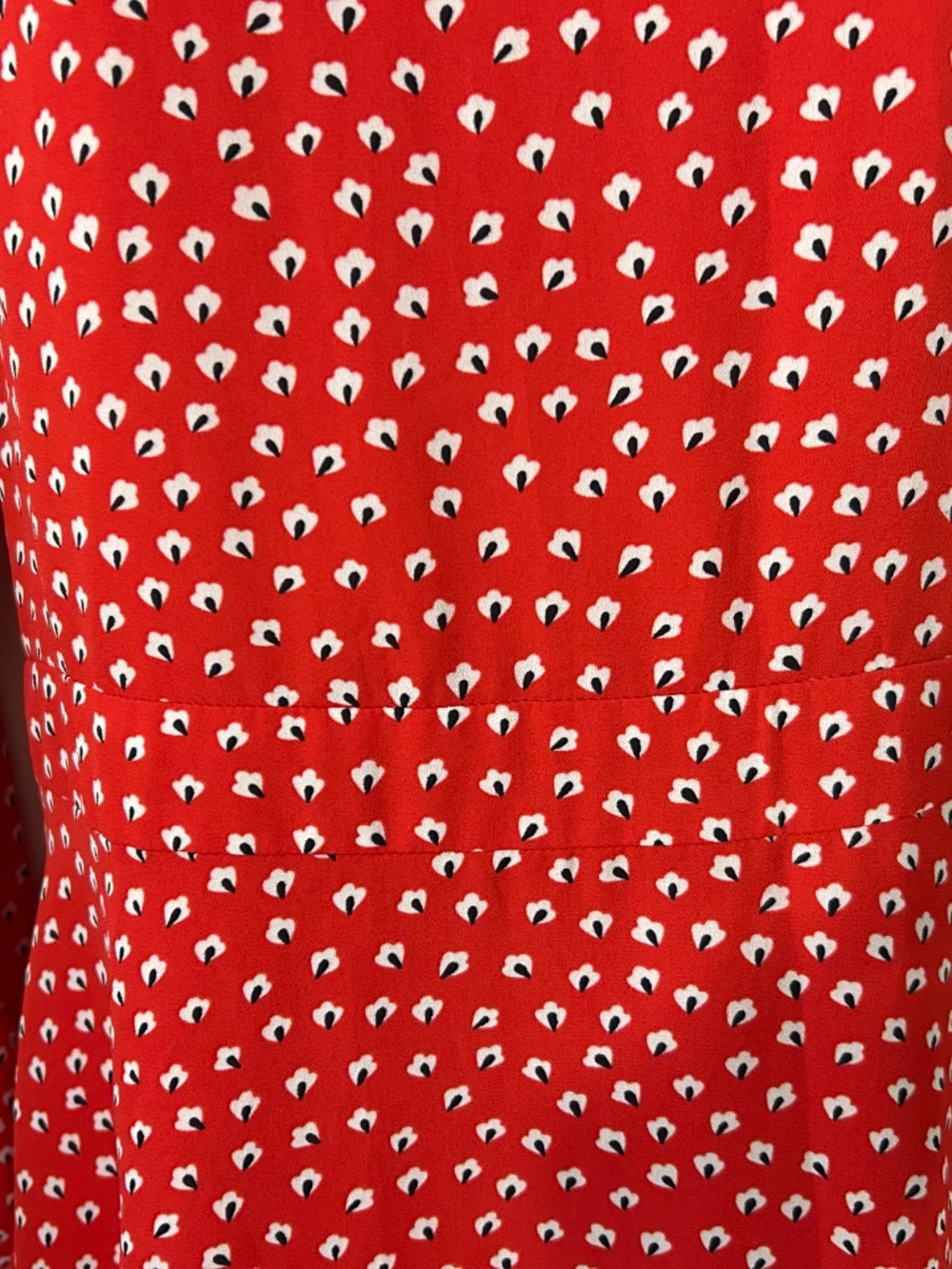 Dress Banana Republic Long Sleeve Preppy Classic Cherry Girl - Picture 5 of 10